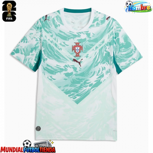 Camiseta Portugal Segunda Equipación Replica Mundial 2026 mangas cortas